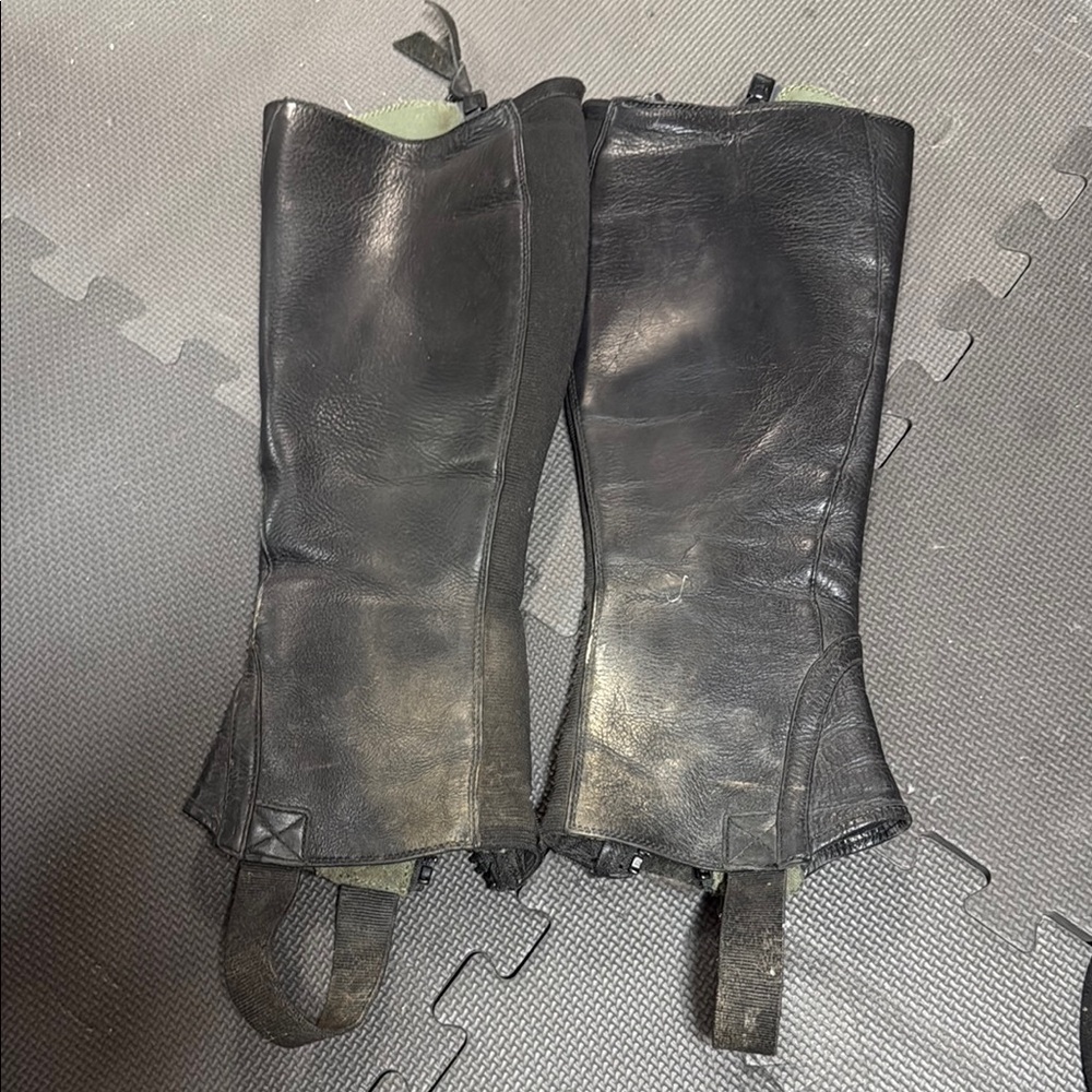 Ariat Black Leather Riding Boots